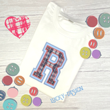 Shirt: Sports Letter (Personalize it with an initial)