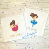 Shirt: Glitter Ballerina 2 (Personalize it with a name)